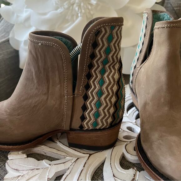 Corral Ankle Western Cowboy Boots Women’s 6.5 - Picture 5 of 10